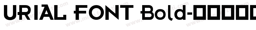 URIAL FONT Bold字体转换